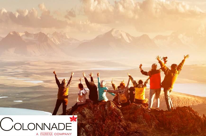 Colonnade Biztosító társaság reklámkép