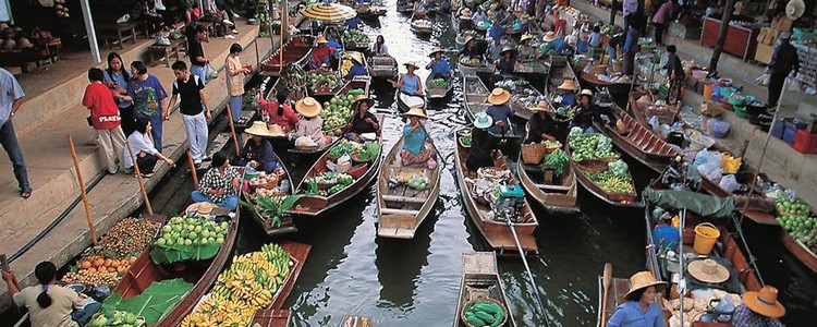 Damnoen Saduak Úszópiac