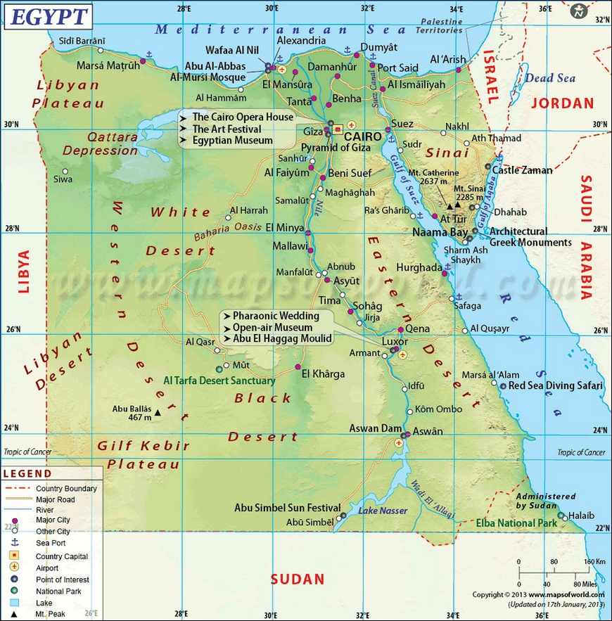 egyiptom térkép Egyiptom térképek Dahab, Sharm El Sheikh és Hurghada térképei egyiptom térkép