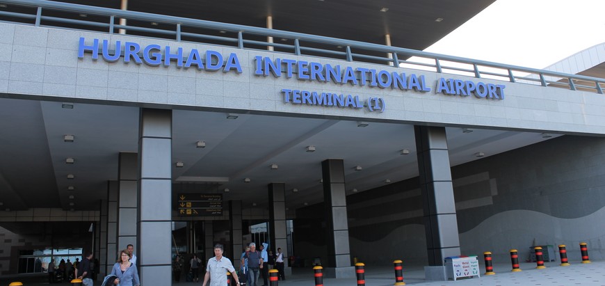 Hurghada reptér Terminal 1.