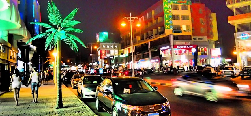 Hurghada Sakkala éjszaka