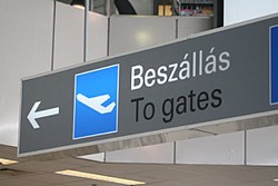 Beszállás a repülőgépre