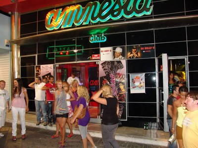 Kréta utazás szórakozóhelyek Amnesia Club