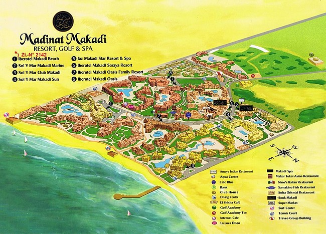 Madinat Makadi-Bay térképe