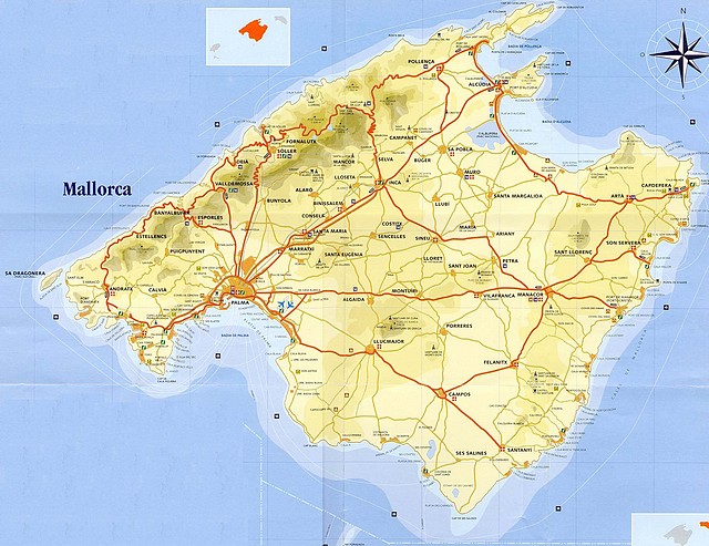mallorca térkép Mallorca térkép mallorca térkép