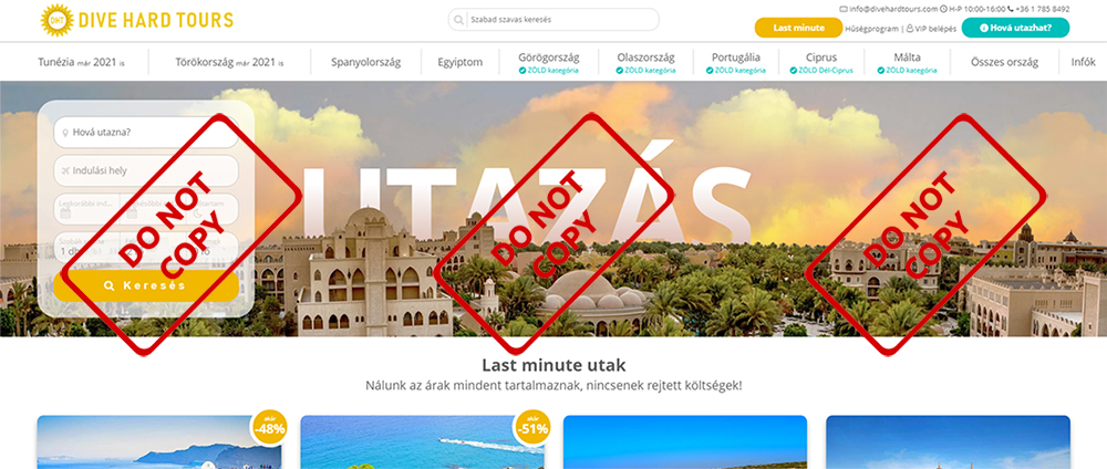 Tilos a másolás, tilos a tartalom lopás