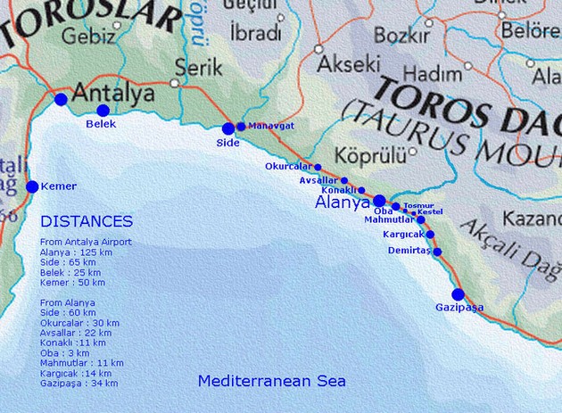 side térkép törökország Side Terkep Torokorszag side térkép törökország